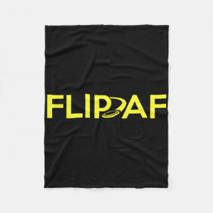 Disc Golf Player - Funny Flip Disc Golfer  Fleece Blanket