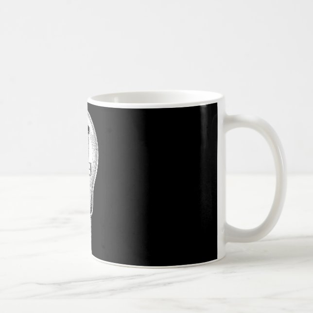 Disc Golf Player Light Bulb Sket Good Idea Golfer  Coffee Mug (Right)
