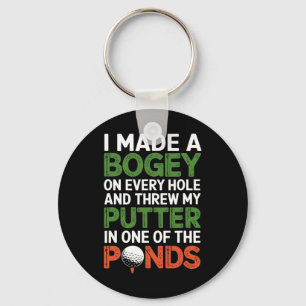 Disc Golf Players I Made A Hole In One Outdoor Spo Keychain