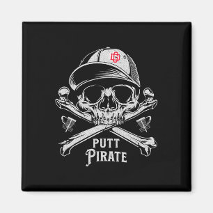 Disc Golf - Putt Pirate I Funny Sarcastic Magnet