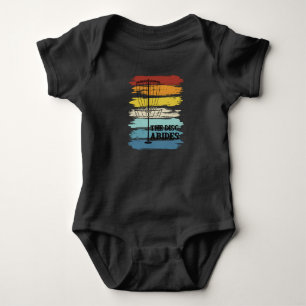 Disc Golf Retro Baby Bodysuit