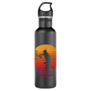 Disc golf retro theme artistic art work 710 ml water bottle