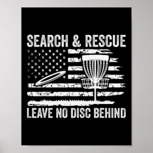 Disc Golf Search And Rescue Leave No Disc Behind M Poster