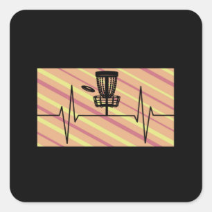 Disc Golf Square Sticker