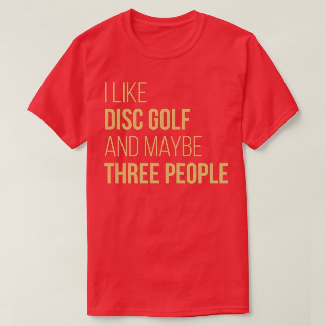 Disc Golf  T-Shirt (Design Front)