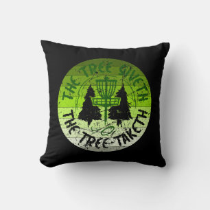 Disc Golf Throw Pillow