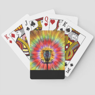 Disc Golf Tie Dye Playing Cards