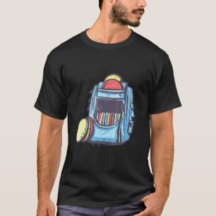 Disc Golf Tour Bag With Discs T-Shirt
