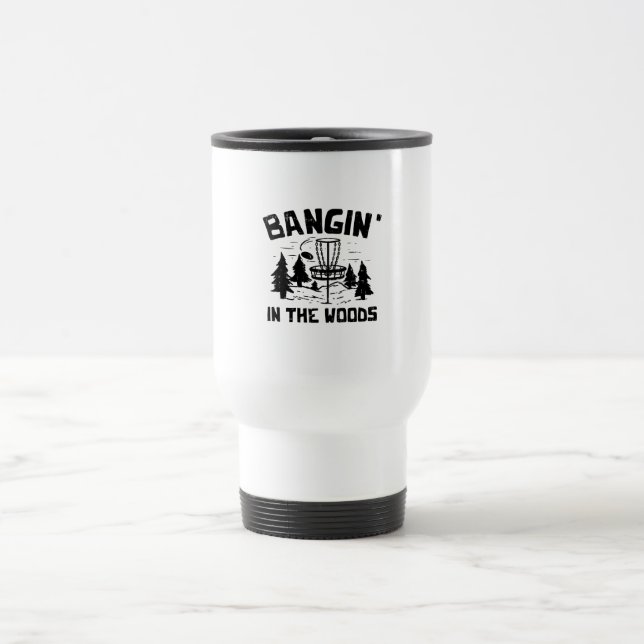 Disc Golf  Travel Mug (Center)