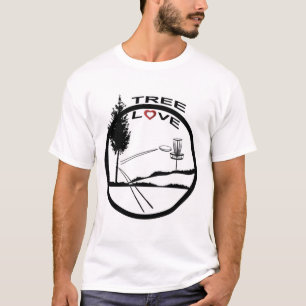 disc golf tree love T-Shirt