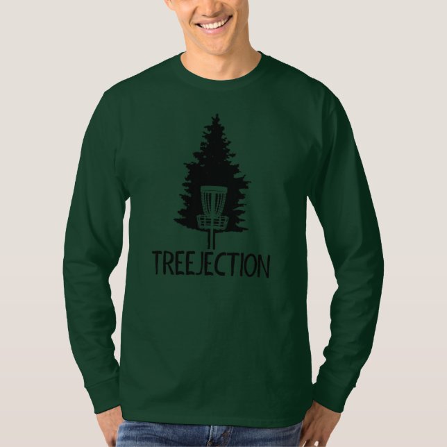 Disc Golf Treejection  T-Shirt (Front)