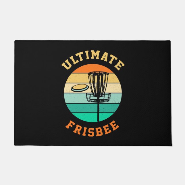 Disc Golf Ultimate Frisbee Doormat (Front)