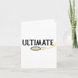 Disc Golf Ultimate Frisbee Frolf Sport Player Men Card