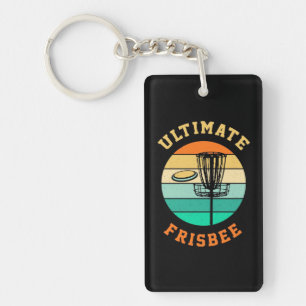 Disc Golf Ultimate Frisbee Keychain