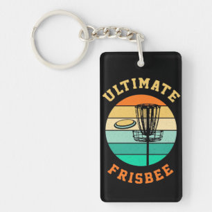 Disc Golf Ultimate Frisbee Keychain