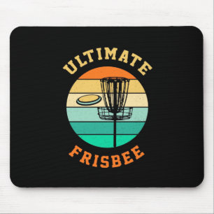 Disc Golf Ultimate Frisbee Mouse Pad