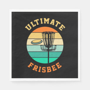 Disc Golf Ultimate Frisbee Napkin