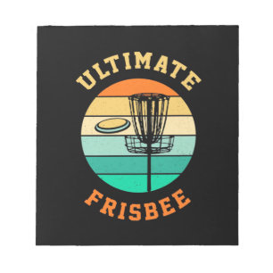 Disc Golf Ultimate Frisbee Notepad
