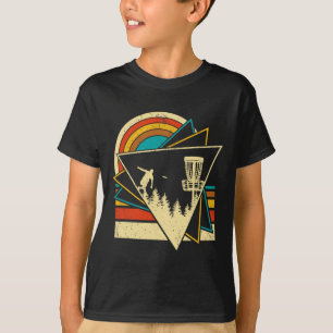 Disc Golf Vaporwave 80s 90s Frisbee Women Men Vint T-Shirt