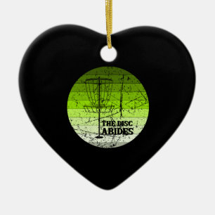 Disc Golf Vintage Ceramic Ornament