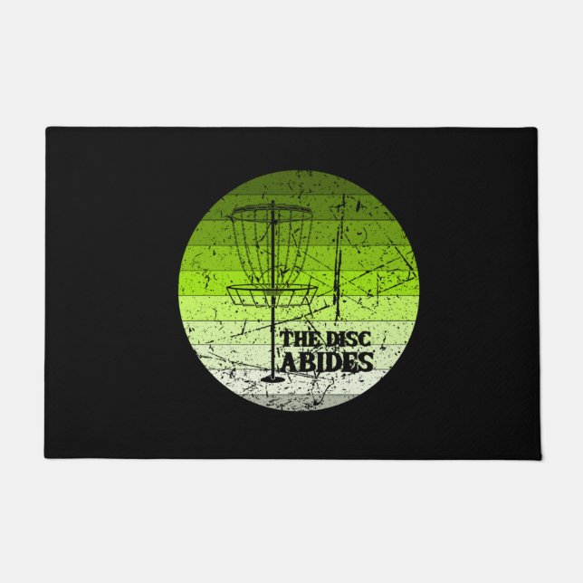 Disc Golf Vintage Doormat (Front)