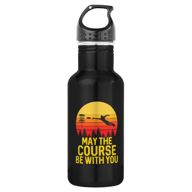 Disc Golf With You 532 Ml Water Bottle (Front)