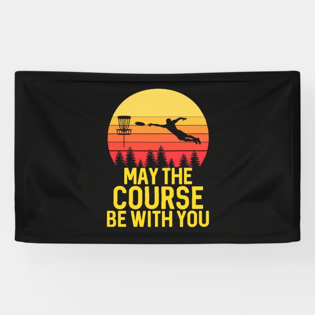 Disc Golf With You Banner (Horizontal)