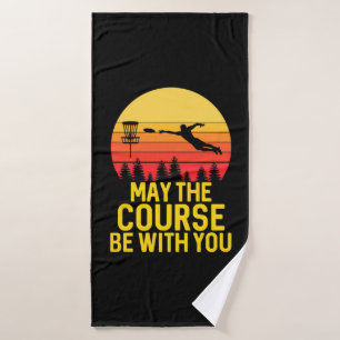 Disc Golf With You Bath Towel