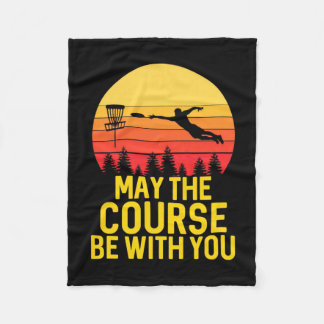 Disc Golf With You Fleece Blanket