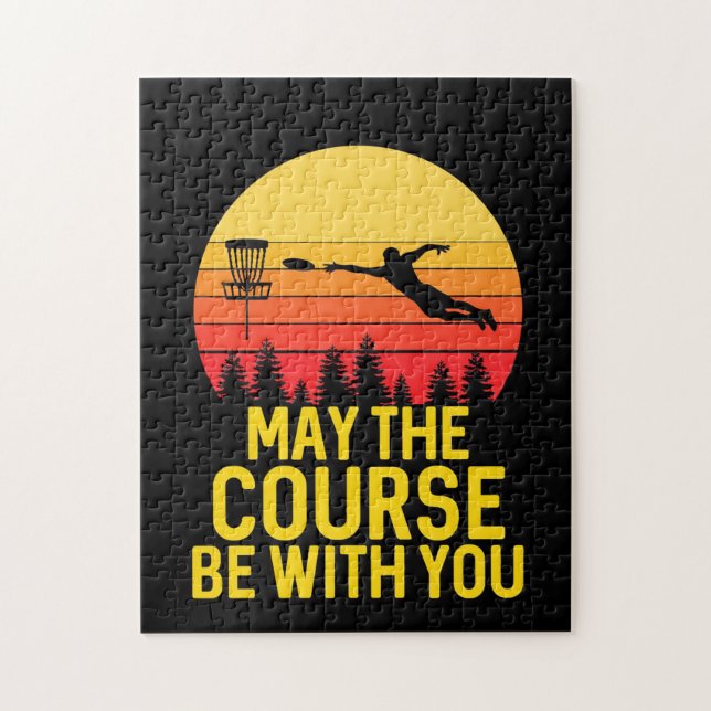 Disc Golf With You Jigsaw Puzzle (Vertical)