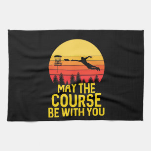 Disc Golf With You Kitchen Towel