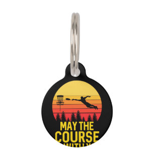 Disc Golf With You Pet Tag