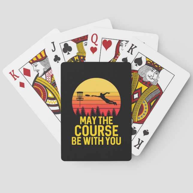 Disc Golf With You Playing Cards (Back)