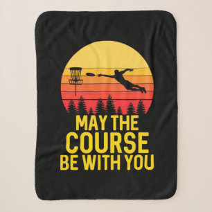 Disc Golf With You Sherpa Blanket
