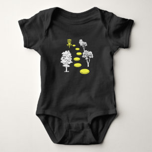 Disc Golf Woods Disc Golfer Gift Baby Bodysuit