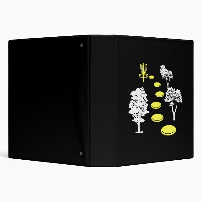Disc Golf Woods Disc Golfer Gift Binder (Background)