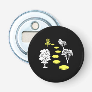 Disc Golf Woods Disc Golfer Gift Bottle Opener
