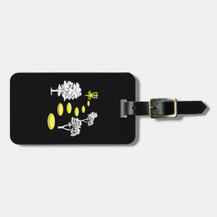 Disc Golf Woods Disc Golfer Gift Luggage Tag