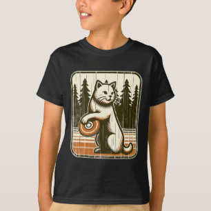Disc Golfer Cat Disc Golf Player _1 T-Shirt