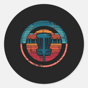 Disc Golfer Disc Golf Player  Classic Round Sticker