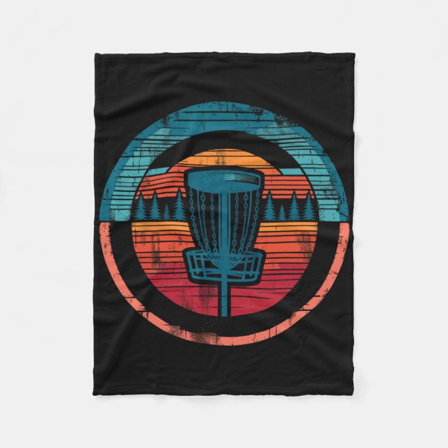 Disc Golfer Disc Golf Player  Fleece Blanket (Front)
