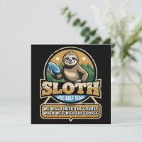 Disc Golfer Funny Sloth Disc Golf Player Golfer