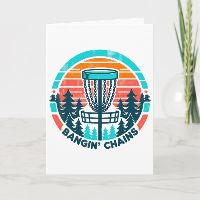 Disc Golfer - Ngin Chains - Disc Golf Player _1  Card (Front)