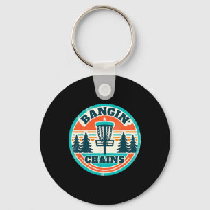Disc Golfer - Ngin Chains - Disc Golf Player _2 Keychain