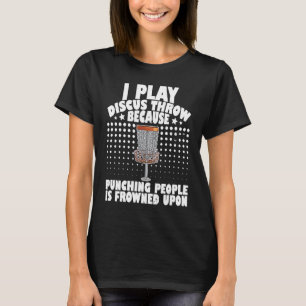 Disc Golfer Putter Flying Disc Throwing Disc  15 T-Shirt