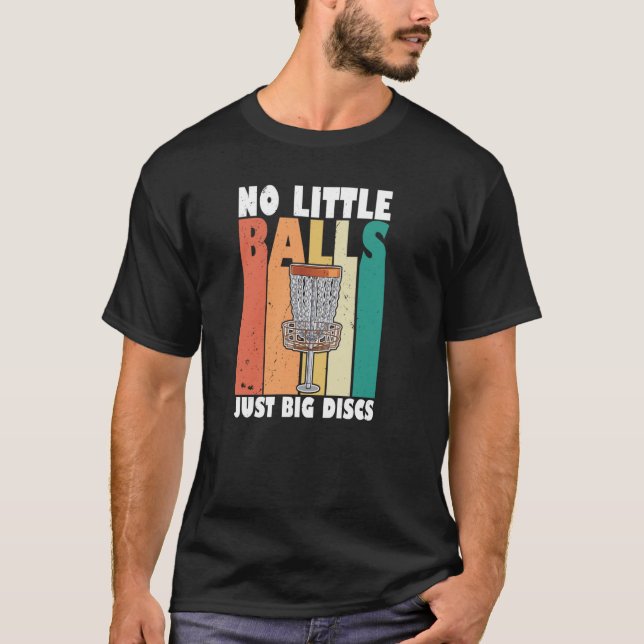 Disc Golfer Putter Flying Disc Throwing Disc T-Shirt (Front)