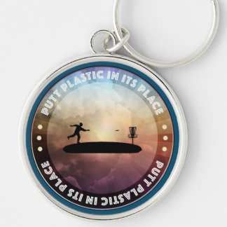 Disc Golfing Keychain