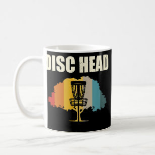 Disc Head Disc Golf Sports Disc Golfer Sports Coffee Mug