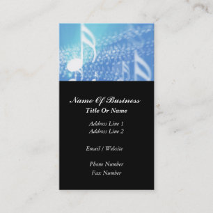 Disc Jockey Business Card