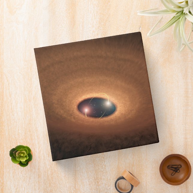 Disc Of Dusty Material Leftover From Star Forming Binder (In Situ)